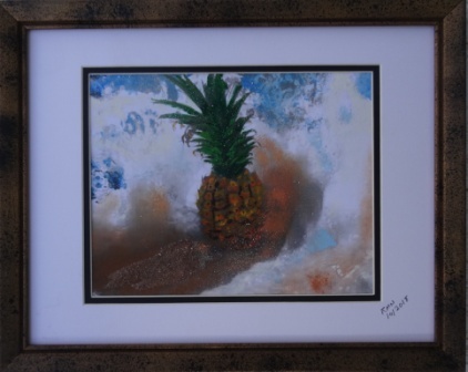 Pineapple in the waves